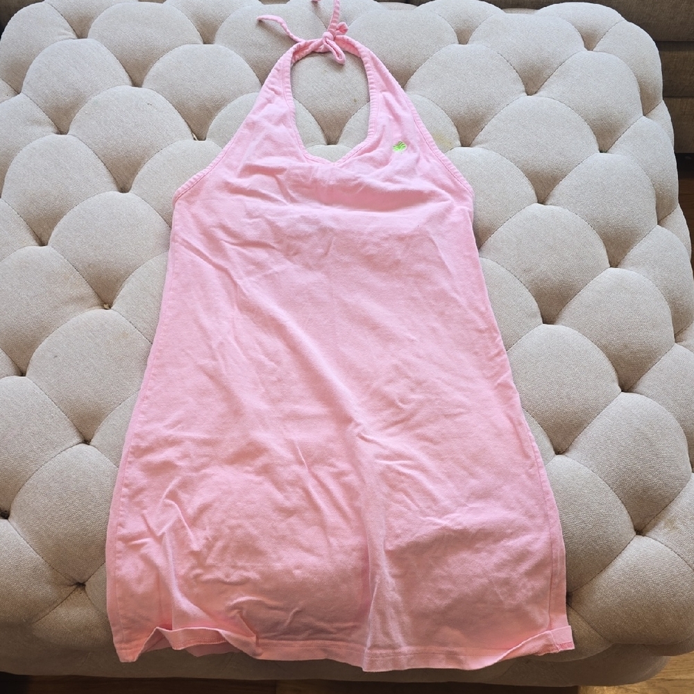 Lilly Pulitzer Pink Halter Chemise